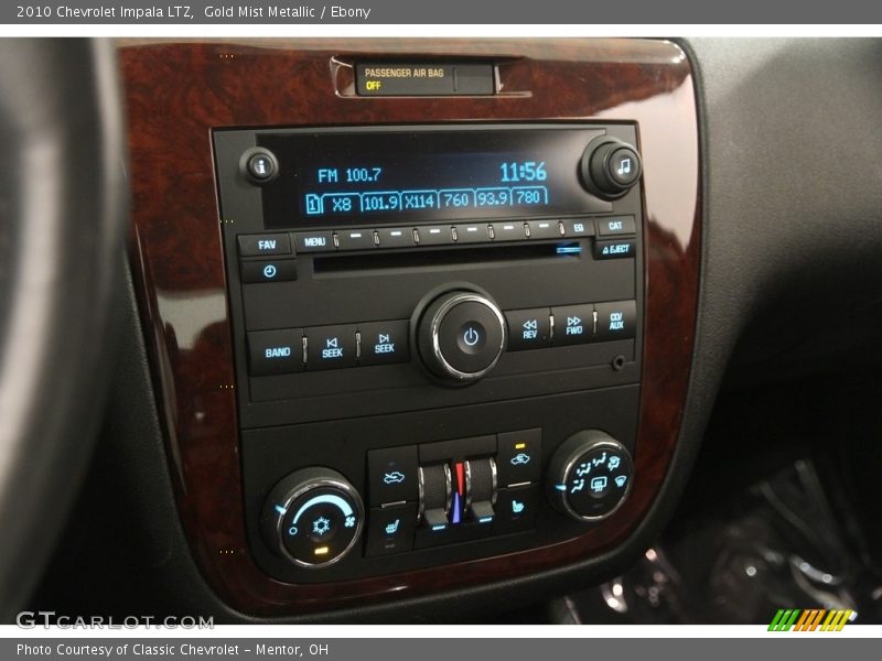 Gold Mist Metallic / Ebony 2010 Chevrolet Impala LTZ