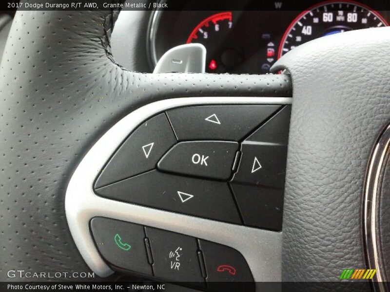Granite Metallic / Black 2017 Dodge Durango R/T AWD