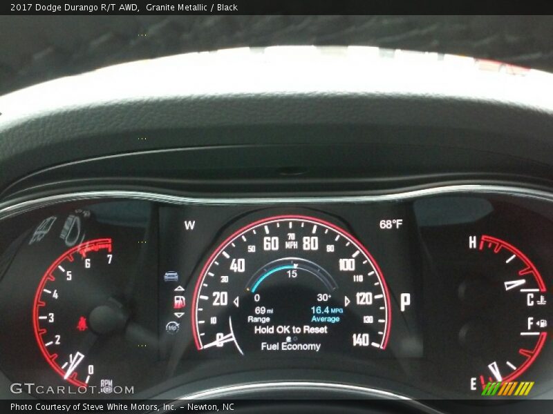 Granite Metallic / Black 2017 Dodge Durango R/T AWD