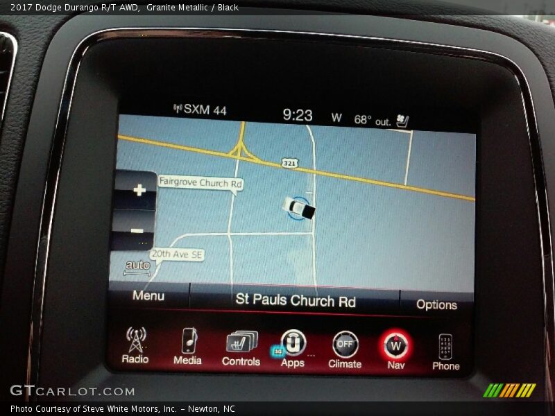 Granite Metallic / Black 2017 Dodge Durango R/T AWD