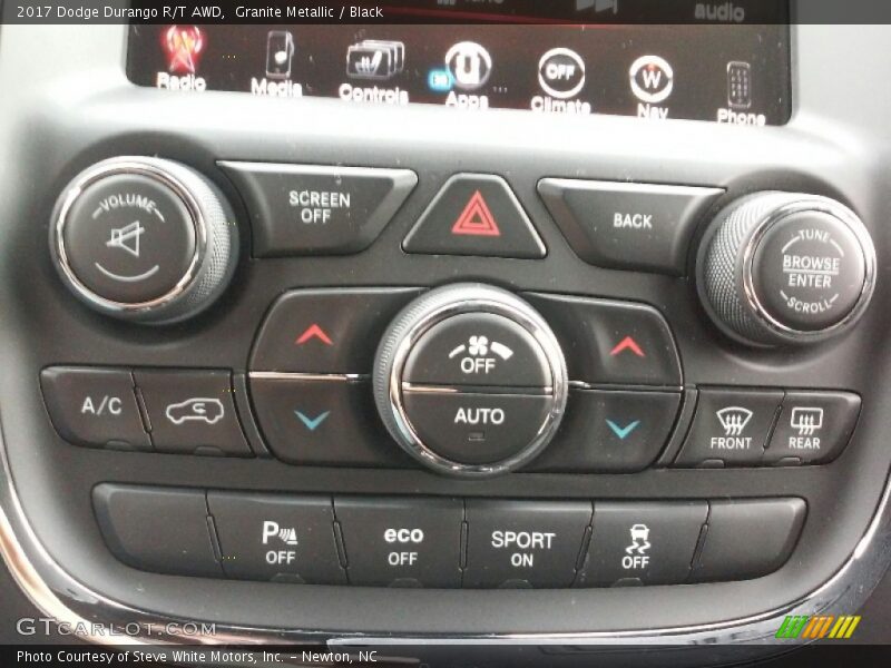 Granite Metallic / Black 2017 Dodge Durango R/T AWD