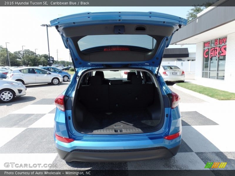 Caribbean Blue / Black 2016 Hyundai Tucson SE