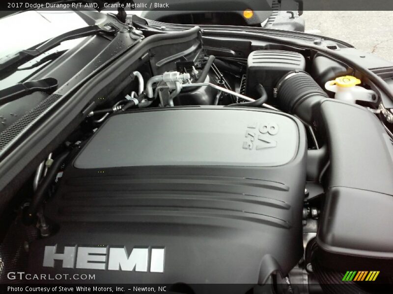 Granite Metallic / Black 2017 Dodge Durango R/T AWD