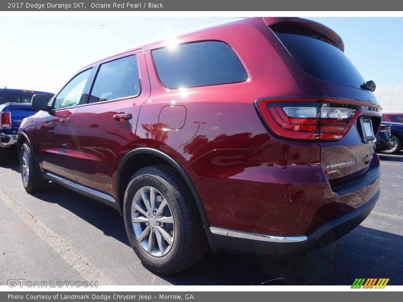Octane Red Pearl / Black 2017 Dodge Durango SXT