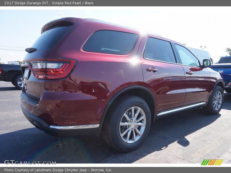 Octane Red Pearl / Black 2017 Dodge Durango SXT