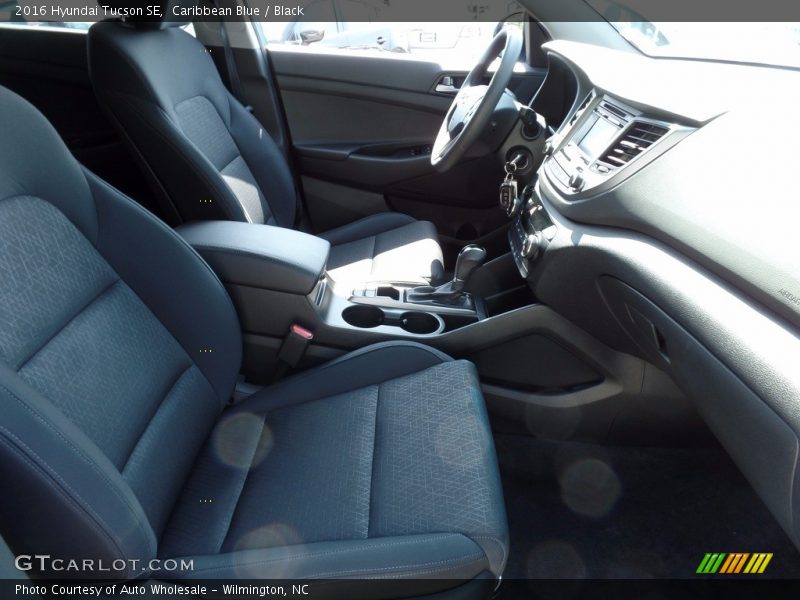 Caribbean Blue / Black 2016 Hyundai Tucson SE