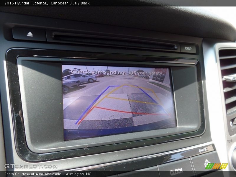 Caribbean Blue / Black 2016 Hyundai Tucson SE