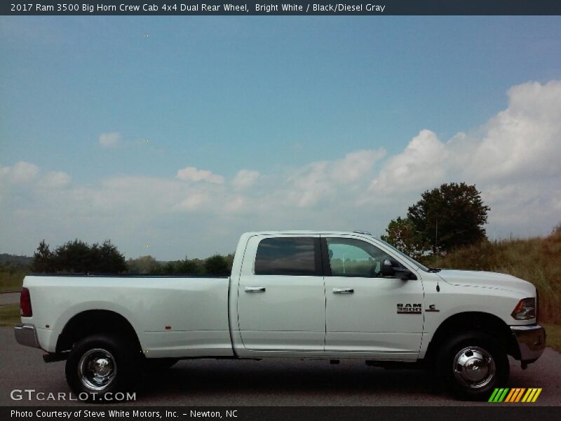 Bright White / Black/Diesel Gray 2017 Ram 3500 Big Horn Crew Cab 4x4 Dual Rear Wheel