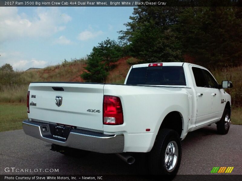 Bright White / Black/Diesel Gray 2017 Ram 3500 Big Horn Crew Cab 4x4 Dual Rear Wheel
