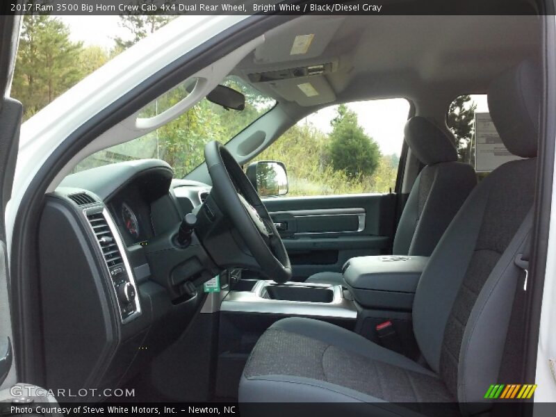 Bright White / Black/Diesel Gray 2017 Ram 3500 Big Horn Crew Cab 4x4 Dual Rear Wheel