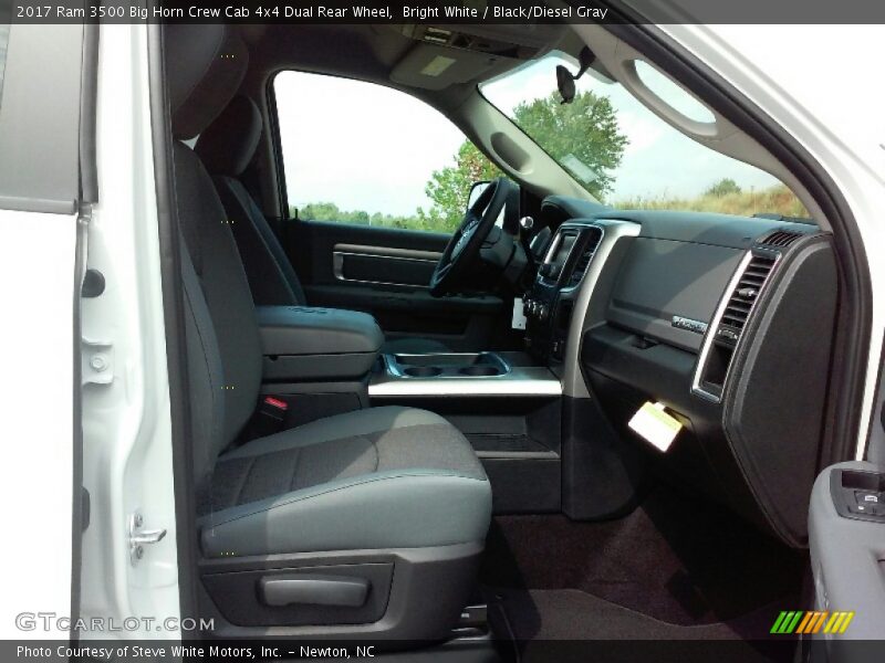 Bright White / Black/Diesel Gray 2017 Ram 3500 Big Horn Crew Cab 4x4 Dual Rear Wheel