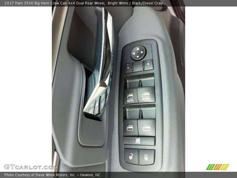 Bright White / Black/Diesel Gray 2017 Ram 3500 Big Horn Crew Cab 4x4 Dual Rear Wheel