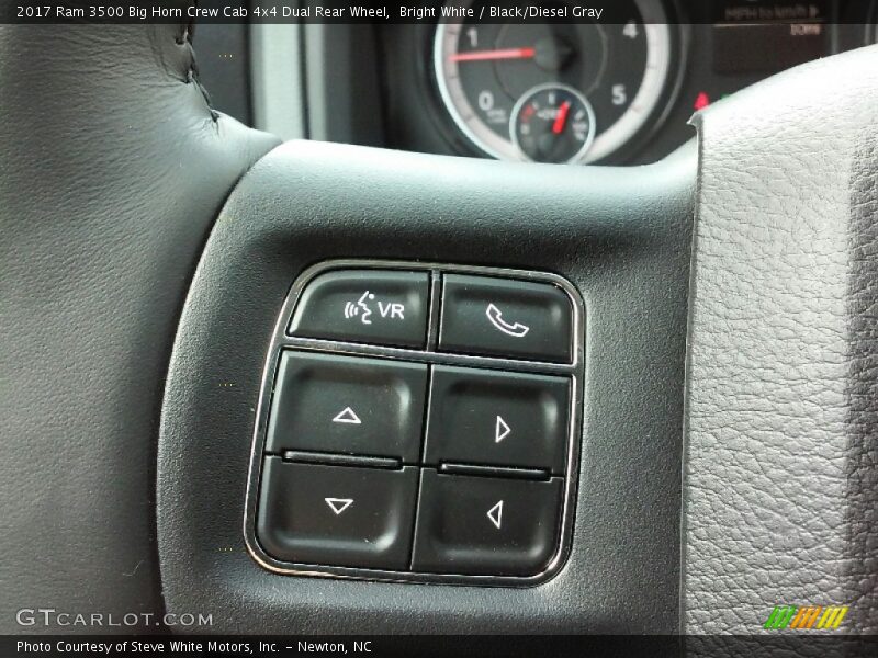 Bright White / Black/Diesel Gray 2017 Ram 3500 Big Horn Crew Cab 4x4 Dual Rear Wheel