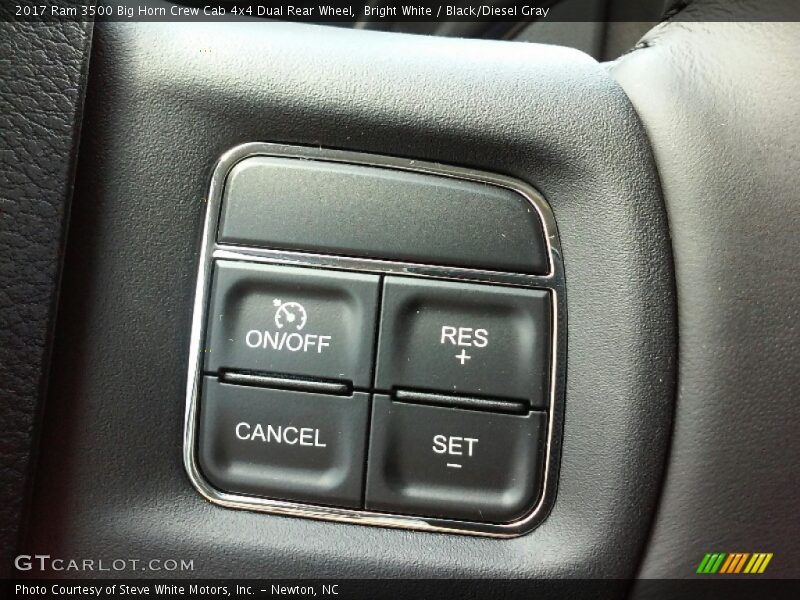 Bright White / Black/Diesel Gray 2017 Ram 3500 Big Horn Crew Cab 4x4 Dual Rear Wheel