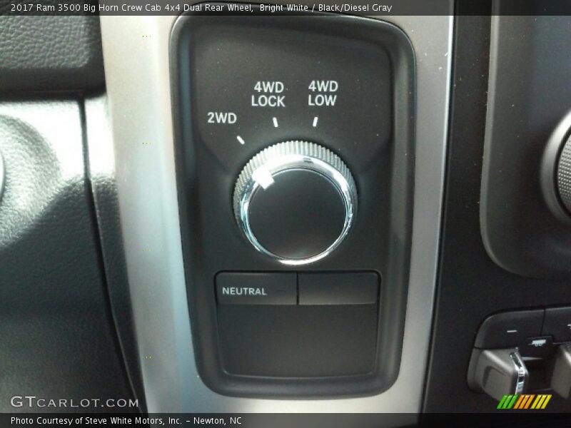 Bright White / Black/Diesel Gray 2017 Ram 3500 Big Horn Crew Cab 4x4 Dual Rear Wheel