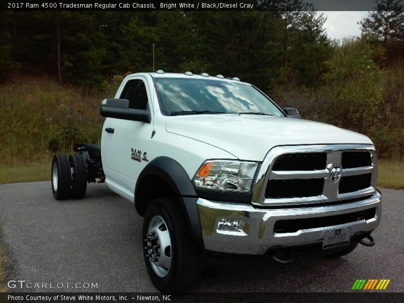 Bright White / Black/Diesel Gray 2017 Ram 4500 Tradesman Regular Cab Chassis