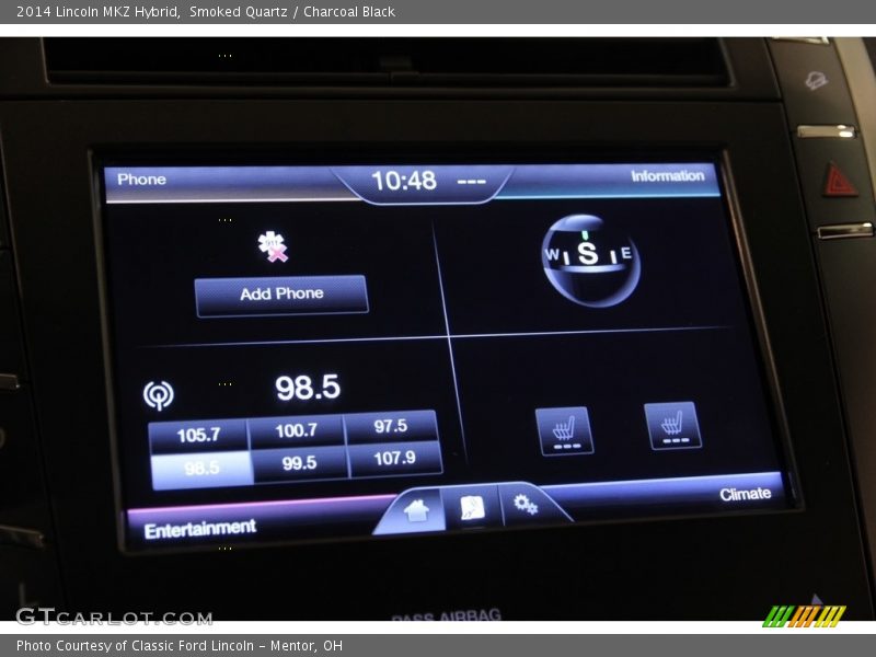 Smoked Quartz / Charcoal Black 2014 Lincoln MKZ Hybrid