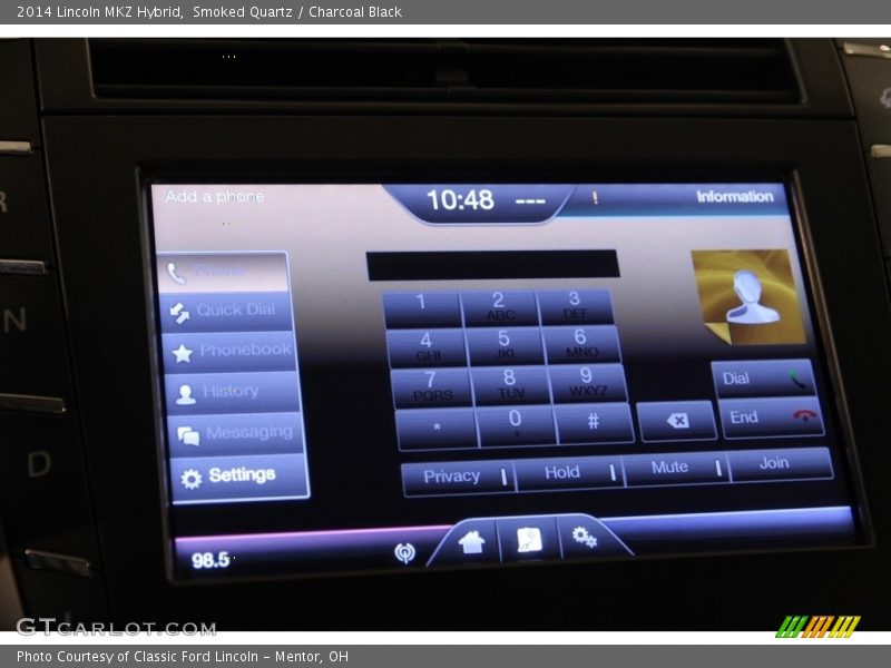 Smoked Quartz / Charcoal Black 2014 Lincoln MKZ Hybrid