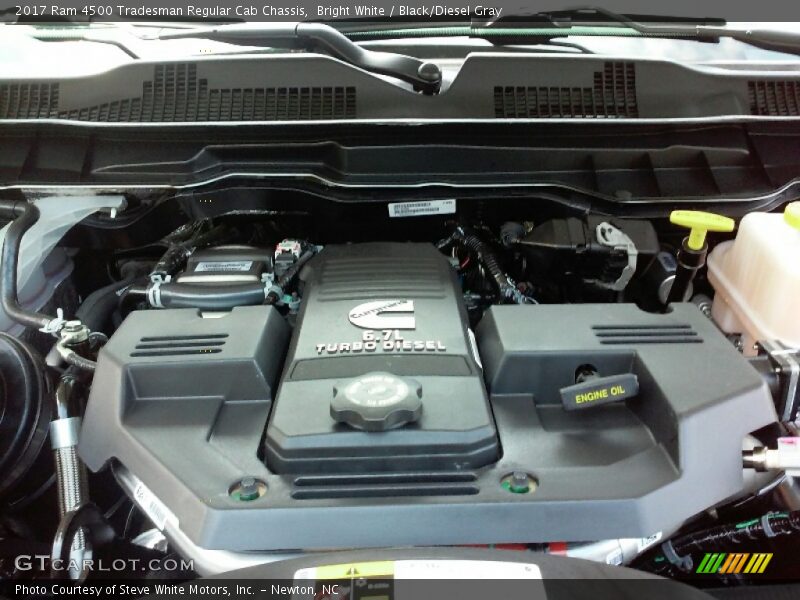  2017 4500 Tradesman Regular Cab Chassis Engine - 6.7 Liter OHV 24-Valve Cummins Turbo-Diesel Inline 6 Cylinder