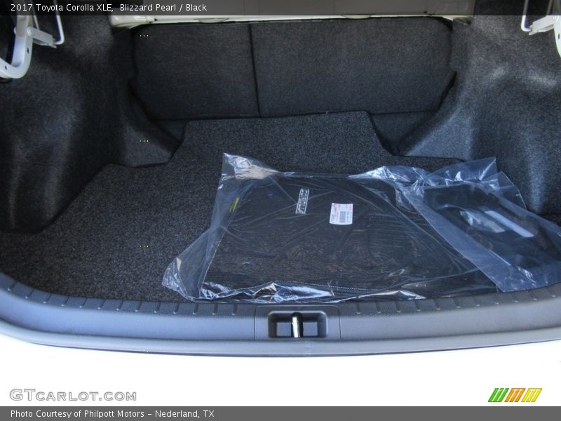  2017 Corolla XLE Trunk