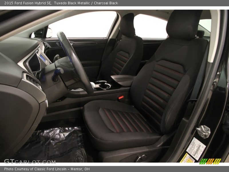 Tuxedo Black Metallic / Charcoal Black 2015 Ford Fusion Hybrid SE