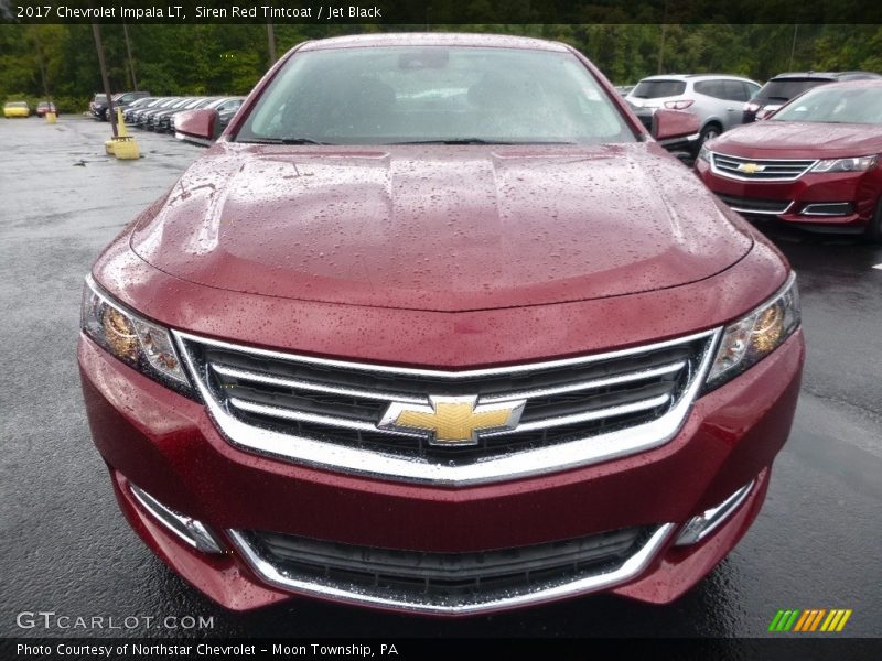 Siren Red Tintcoat / Jet Black 2017 Chevrolet Impala LT