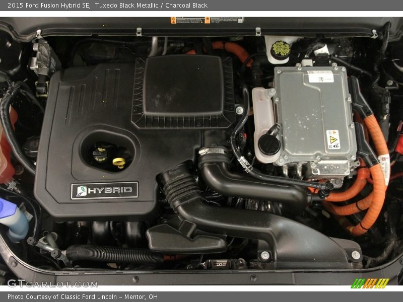 Tuxedo Black Metallic / Charcoal Black 2015 Ford Fusion Hybrid SE