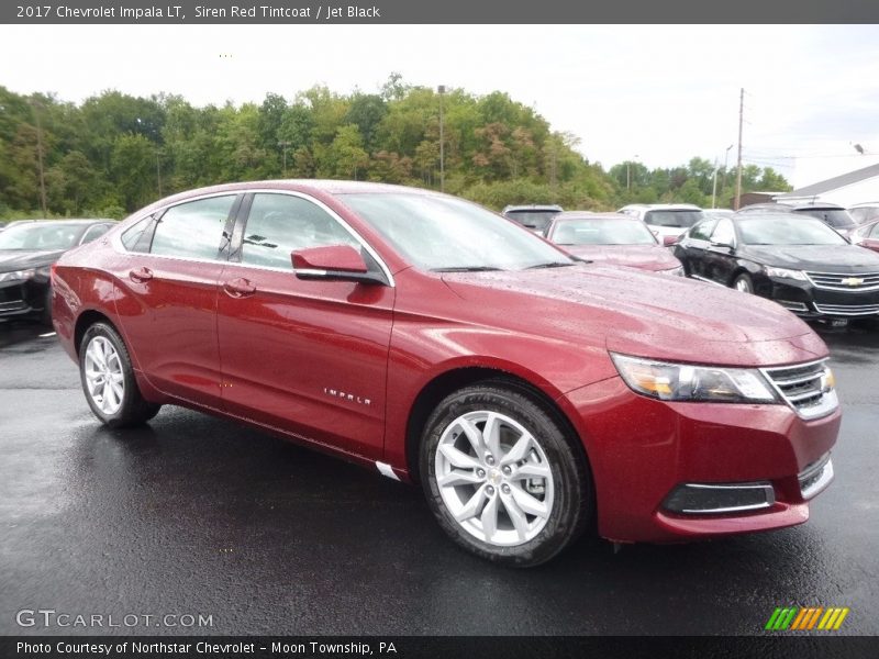 Siren Red Tintcoat / Jet Black 2017 Chevrolet Impala LT