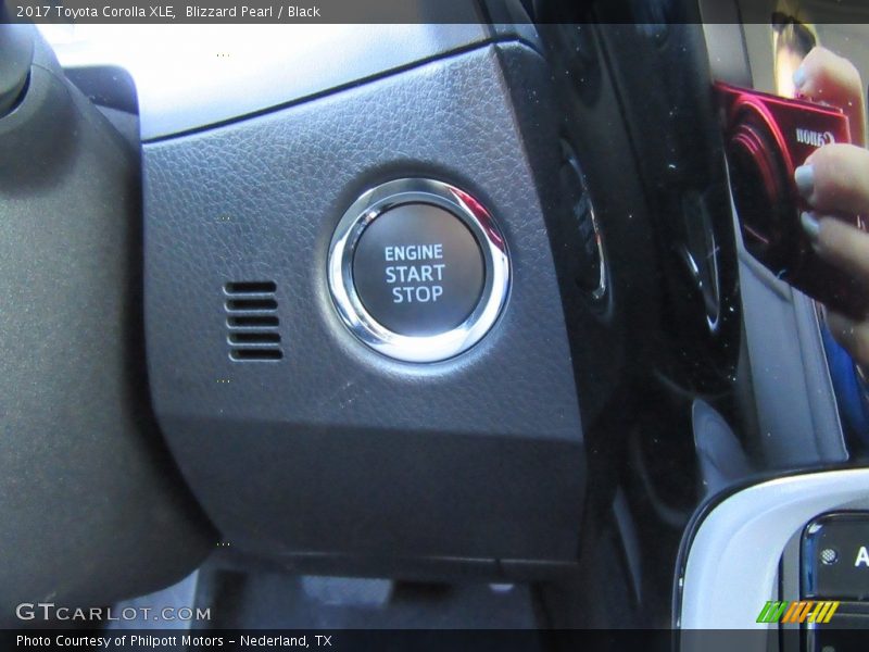 Controls of 2017 Corolla XLE