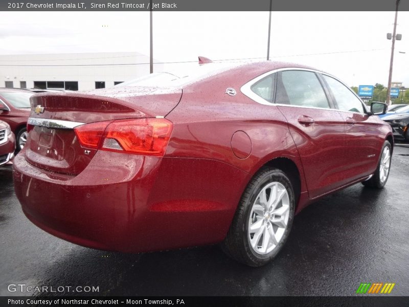 Siren Red Tintcoat / Jet Black 2017 Chevrolet Impala LT