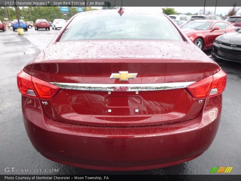 Siren Red Tintcoat / Jet Black 2017 Chevrolet Impala LT