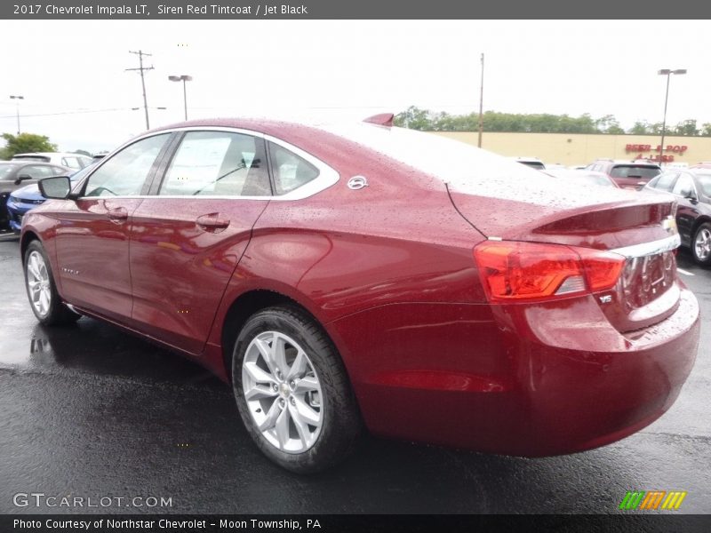 Siren Red Tintcoat / Jet Black 2017 Chevrolet Impala LT