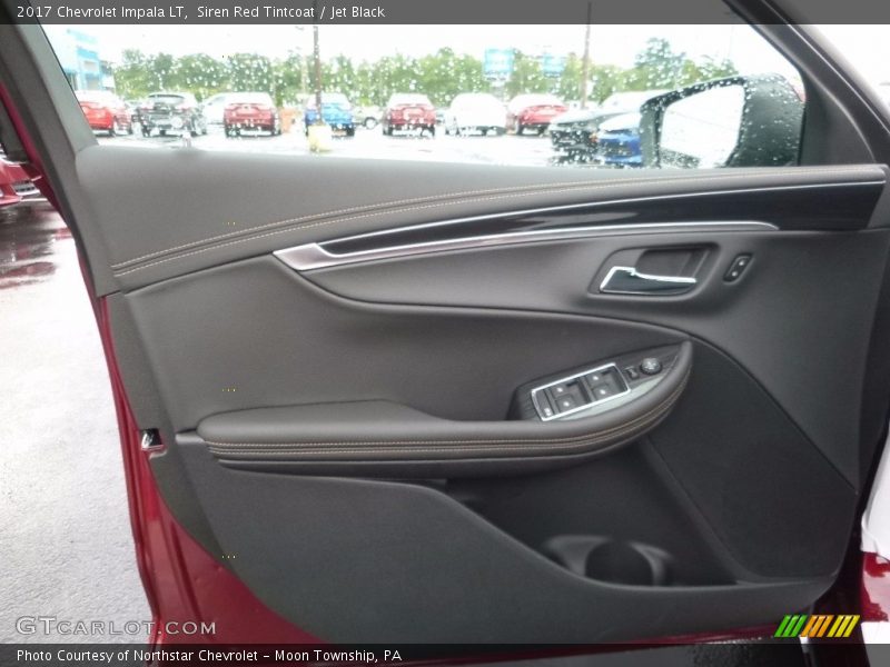 Siren Red Tintcoat / Jet Black 2017 Chevrolet Impala LT