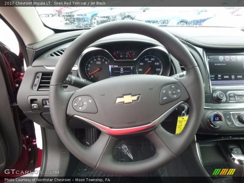 Siren Red Tintcoat / Jet Black 2017 Chevrolet Impala LT