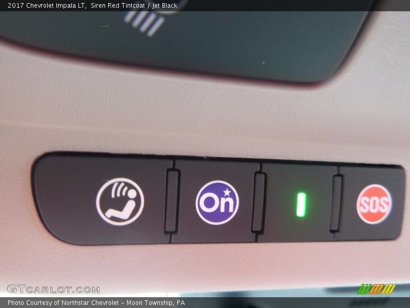 Siren Red Tintcoat / Jet Black 2017 Chevrolet Impala LT