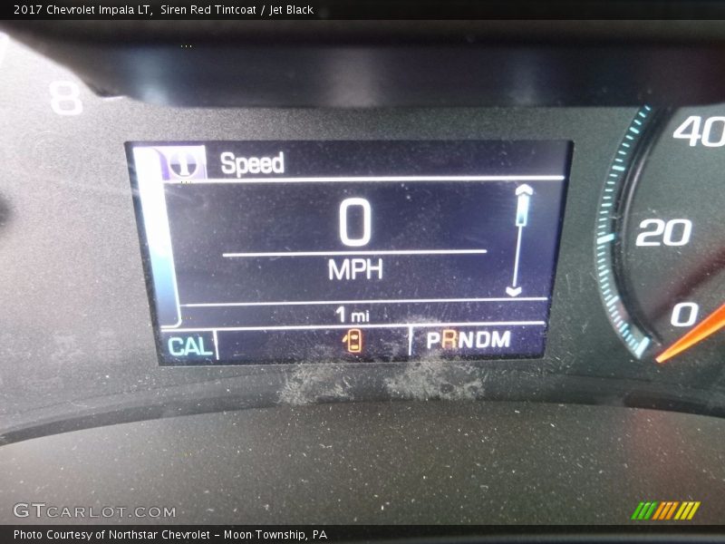 Siren Red Tintcoat / Jet Black 2017 Chevrolet Impala LT