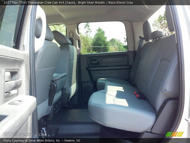 Rear Seat of 2017 5500 Tradesman Crew Cab 4x4 Chassis