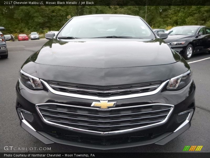 Mosaic Black Metallic / Jet Black 2017 Chevrolet Malibu LS