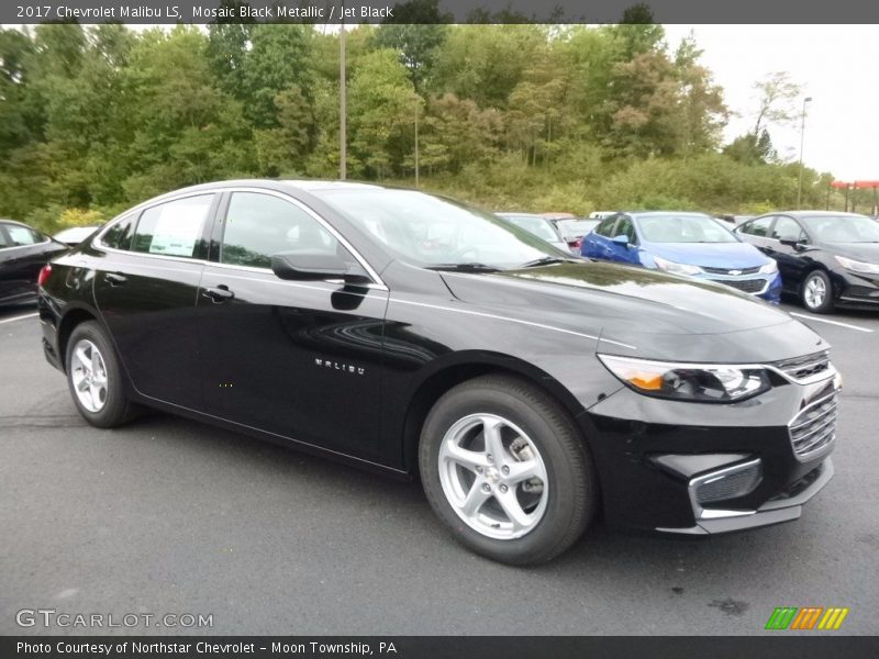 Mosaic Black Metallic / Jet Black 2017 Chevrolet Malibu LS