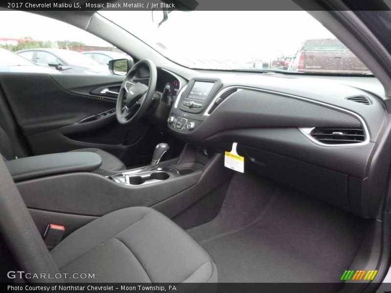 Mosaic Black Metallic / Jet Black 2017 Chevrolet Malibu LS