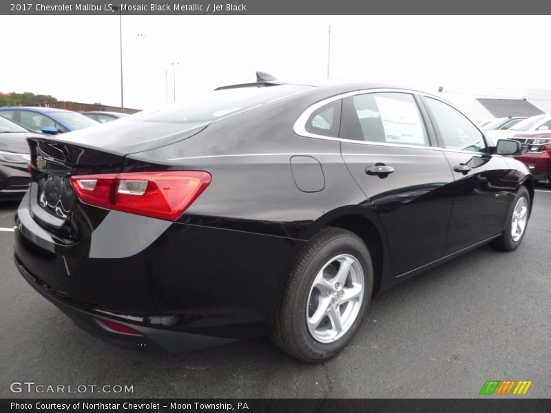 Mosaic Black Metallic / Jet Black 2017 Chevrolet Malibu LS