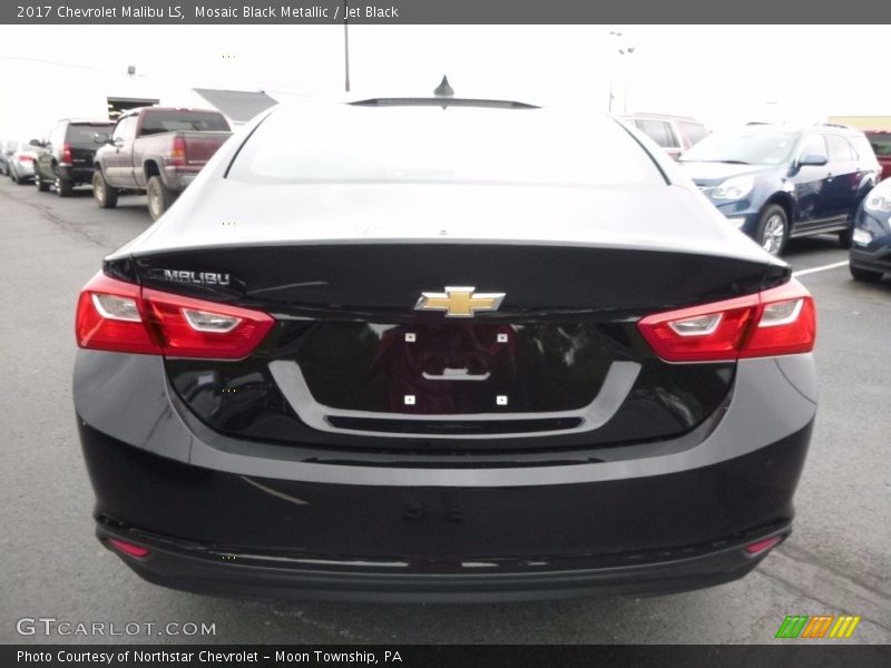 Mosaic Black Metallic / Jet Black 2017 Chevrolet Malibu LS