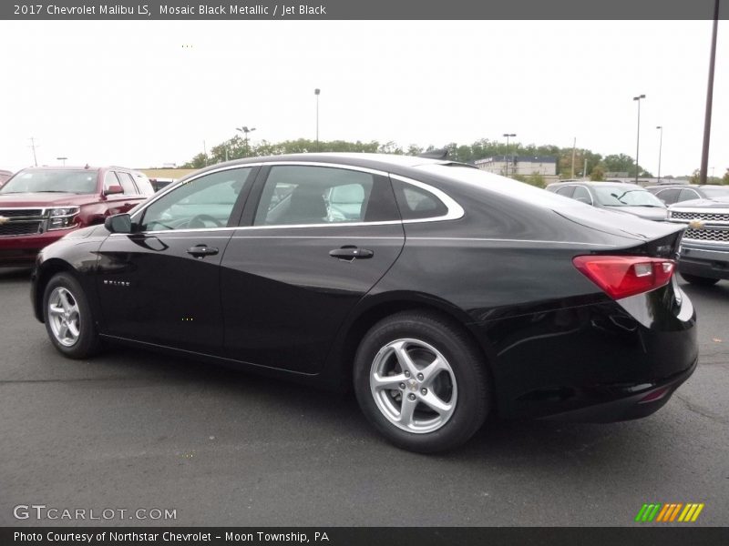 Mosaic Black Metallic / Jet Black 2017 Chevrolet Malibu LS