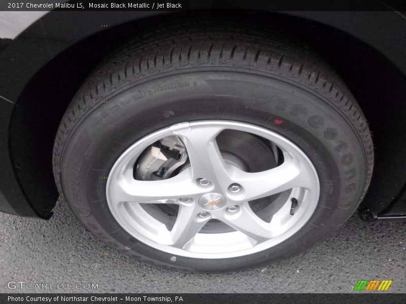 Mosaic Black Metallic / Jet Black 2017 Chevrolet Malibu LS