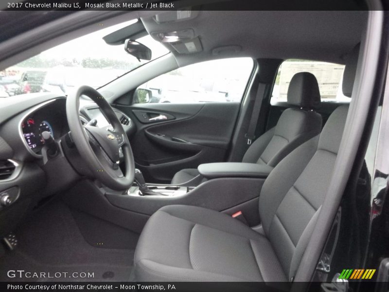 Mosaic Black Metallic / Jet Black 2017 Chevrolet Malibu LS