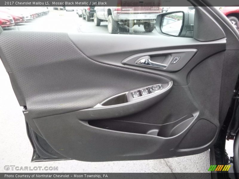 Mosaic Black Metallic / Jet Black 2017 Chevrolet Malibu LS
