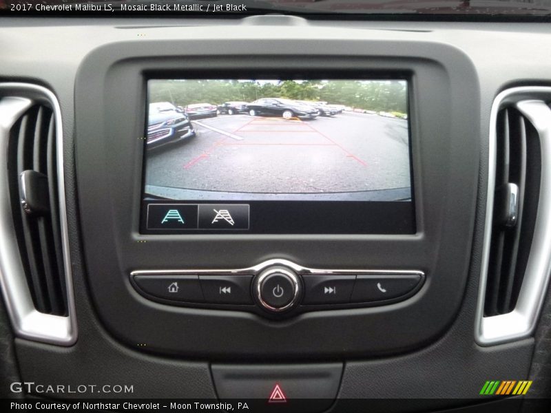 Mosaic Black Metallic / Jet Black 2017 Chevrolet Malibu LS