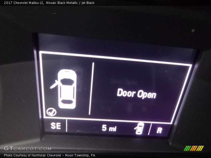 Mosaic Black Metallic / Jet Black 2017 Chevrolet Malibu LS