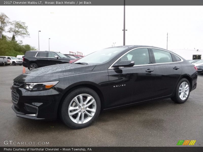 Mosaic Black Metallic / Jet Black 2017 Chevrolet Malibu LT
