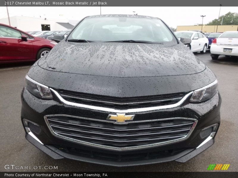 Mosaic Black Metallic / Jet Black 2017 Chevrolet Malibu LT